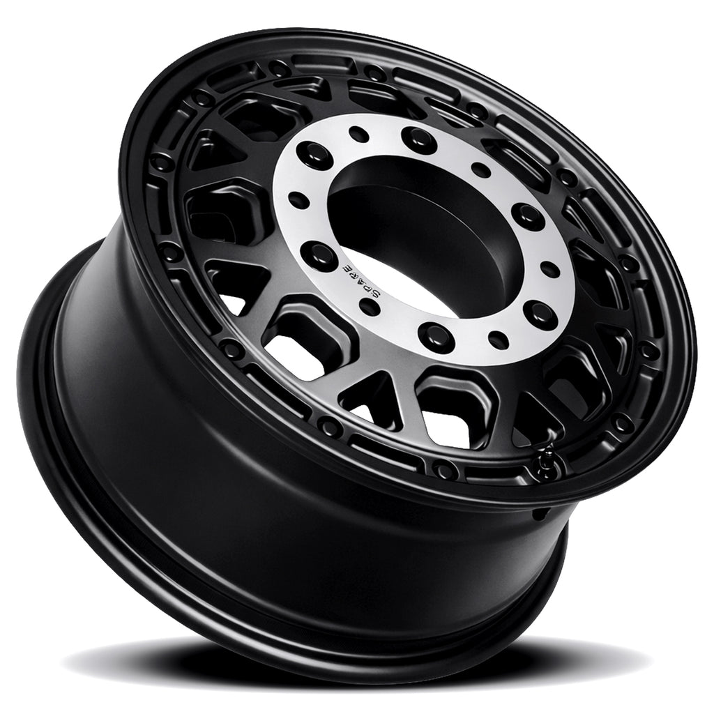 R45V Marauder super single rear wheel in Satin Black for Mercedes-Benz Sprinter 519 / 3500