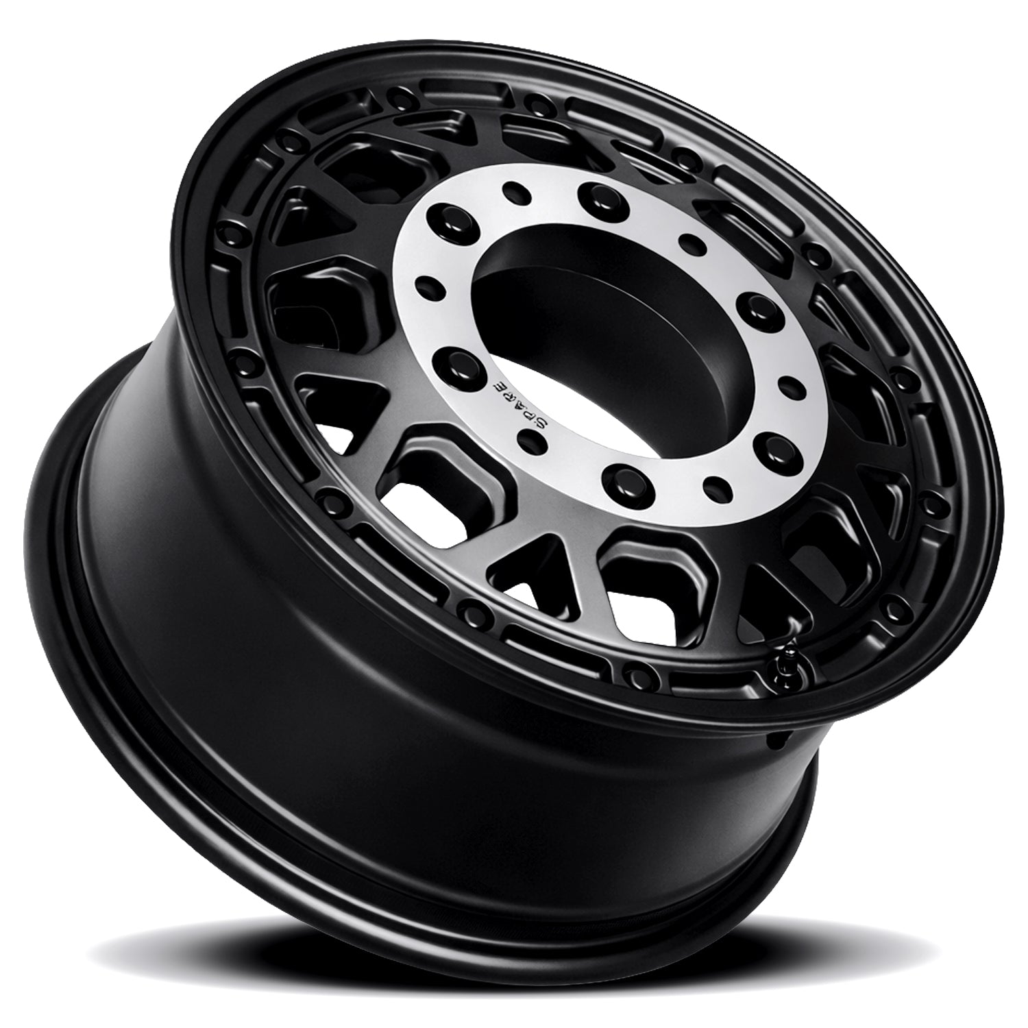 R45V Marauder super single rear wheel in Satin Black for Mercedes-Benz Sprinter 519 / 3500
