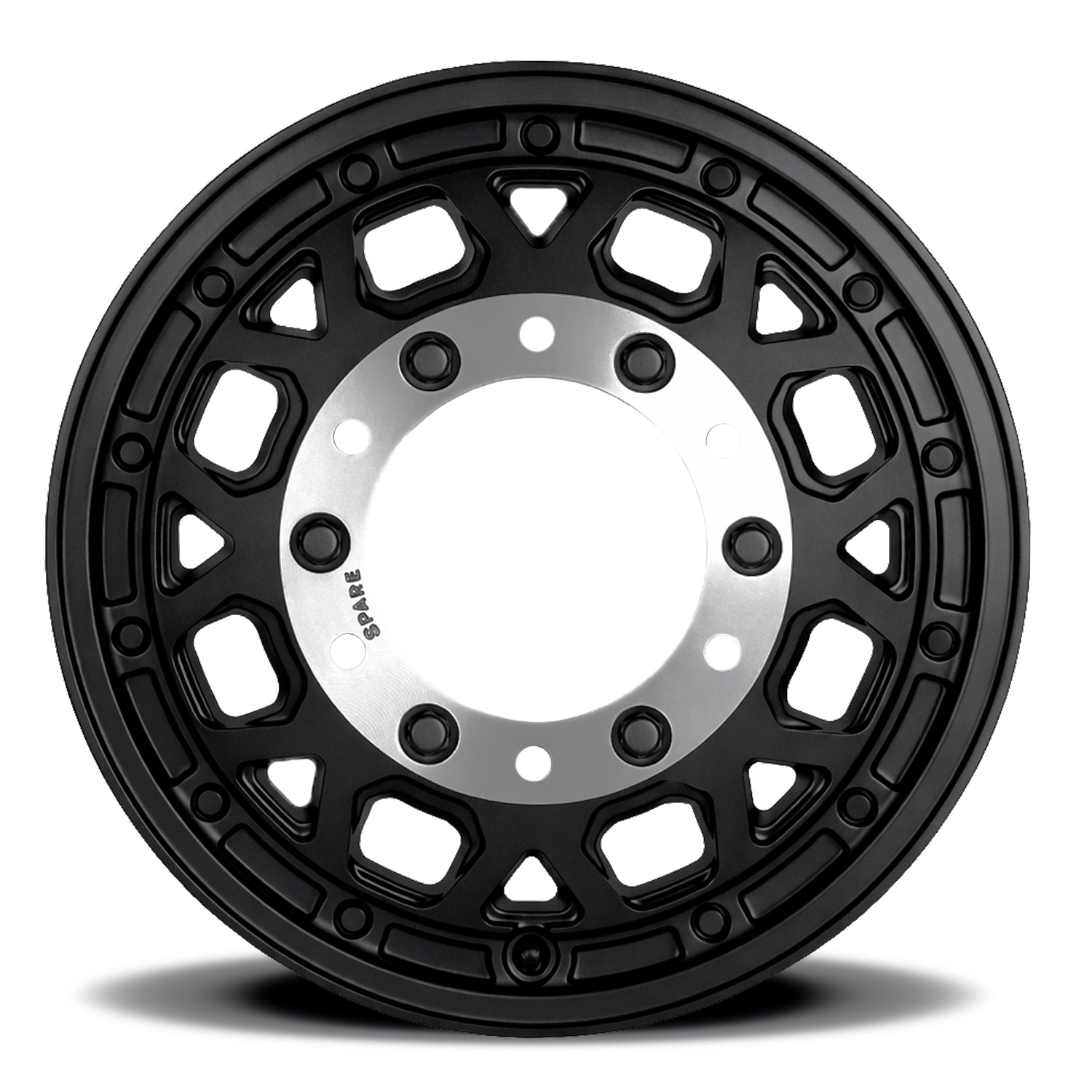 R45V Marauder super single rear wheel in Satin Black for Mercedes-Benz Sprinter 519 / 3500