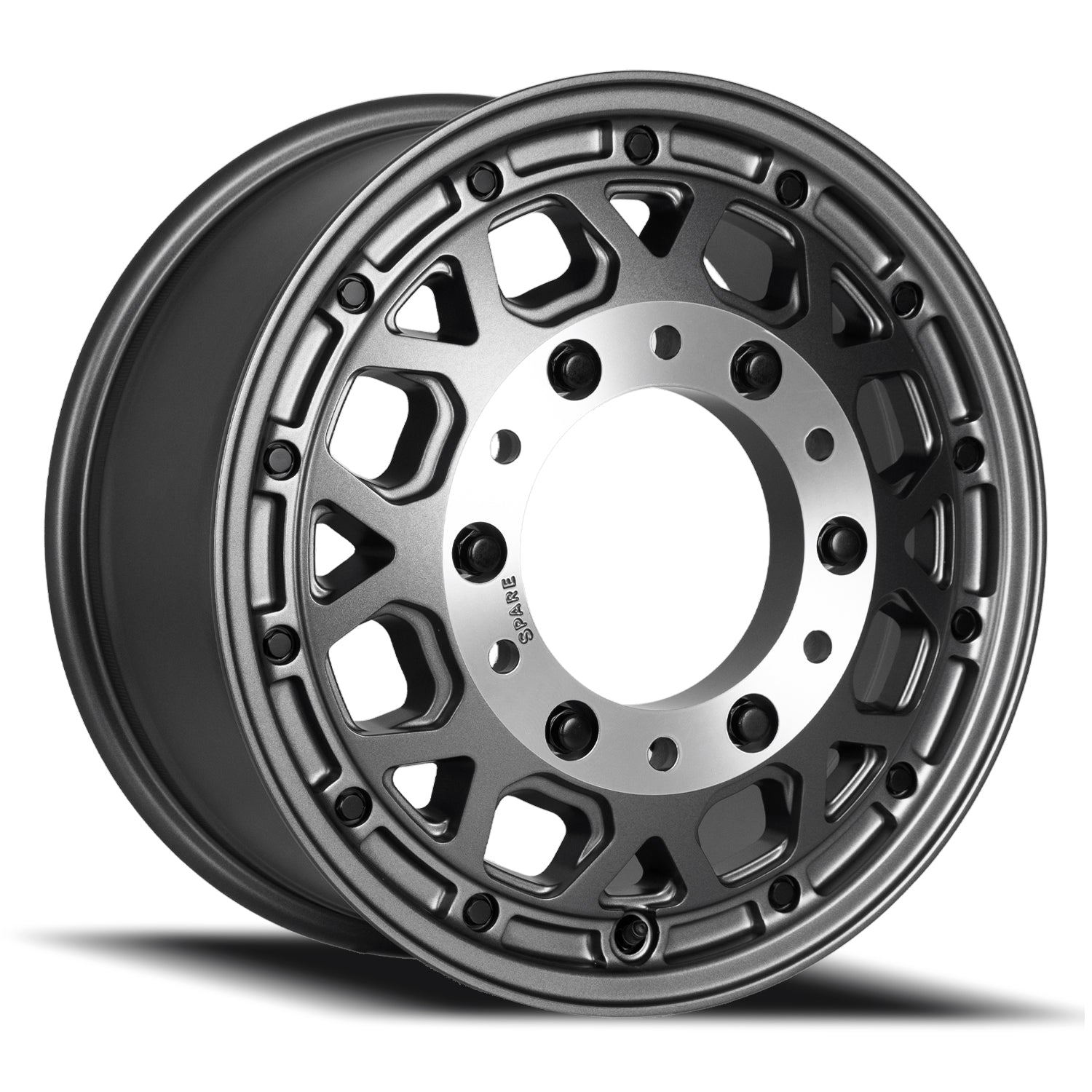 R45V Marauder super single rear wheel in Slate Grey for Mercedes-Benz Sprinter 519 / 3500