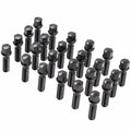 Install Kit M14 x 1.5 Lug Bolt Black 6 Lug