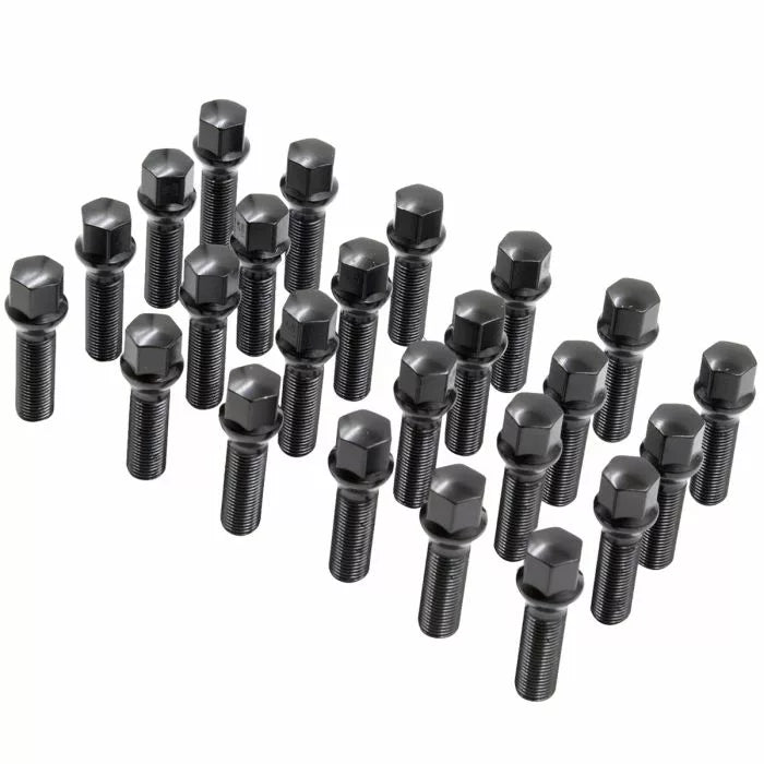 Install Kit M14 x 1.5 Lug Bolt Black 6 Lug