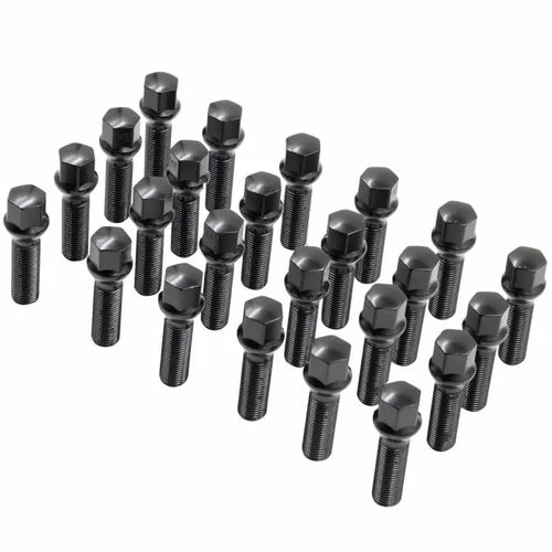 Install Kit M14 x 1.5 Lug Bolt Black 6 Lug