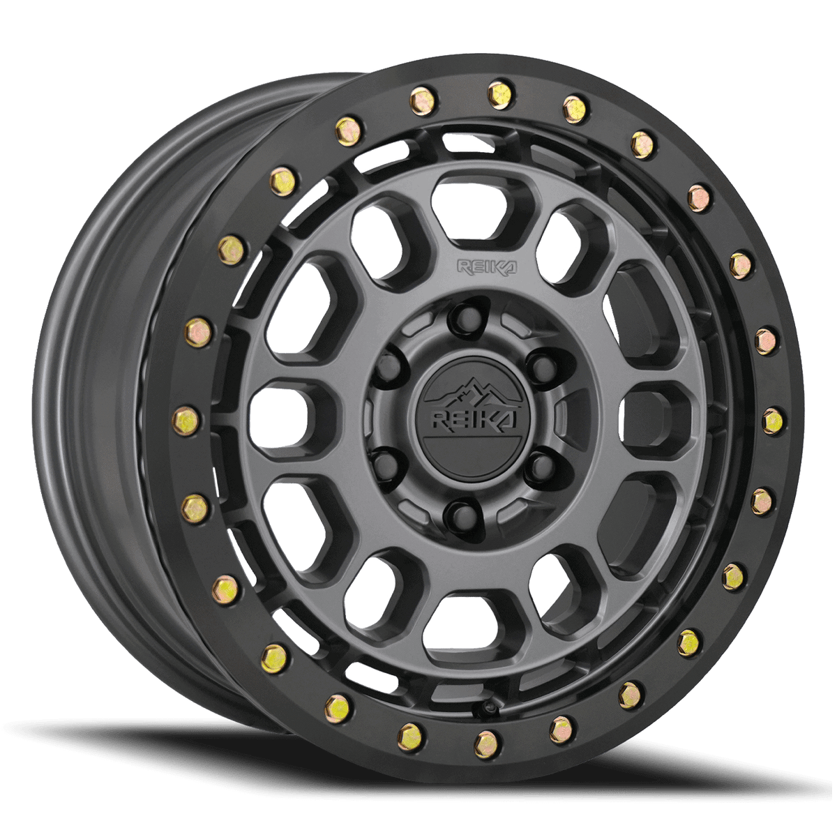 R35B Rambler Beadlock Wheel - Satin Gunmetal w/ Black E-Coated Ring