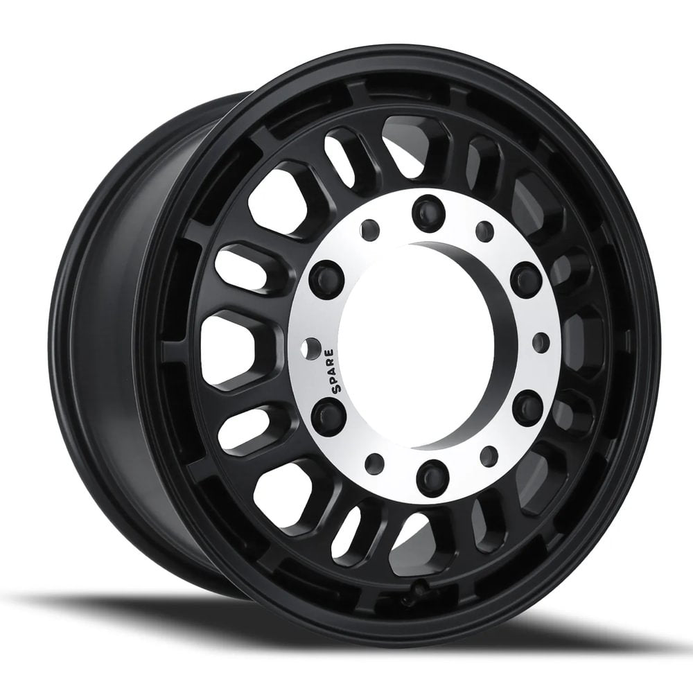R35V Rambler super single spare wheel in Satin Black for Mercedes-Benz Sprinter 519 / 3500