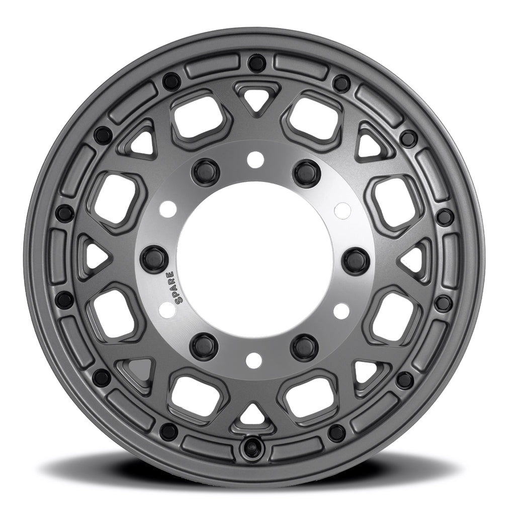 R45V Marauder super single rear wheel in Slate Grey for Mercedes-Benz Sprinter 519 / 3500